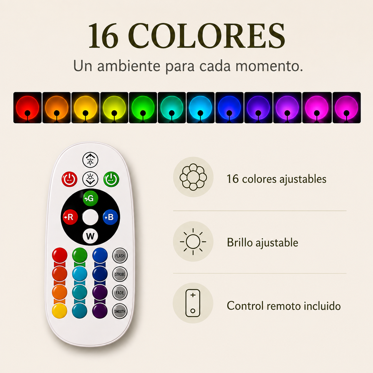 Lámpara Proyector Sunset