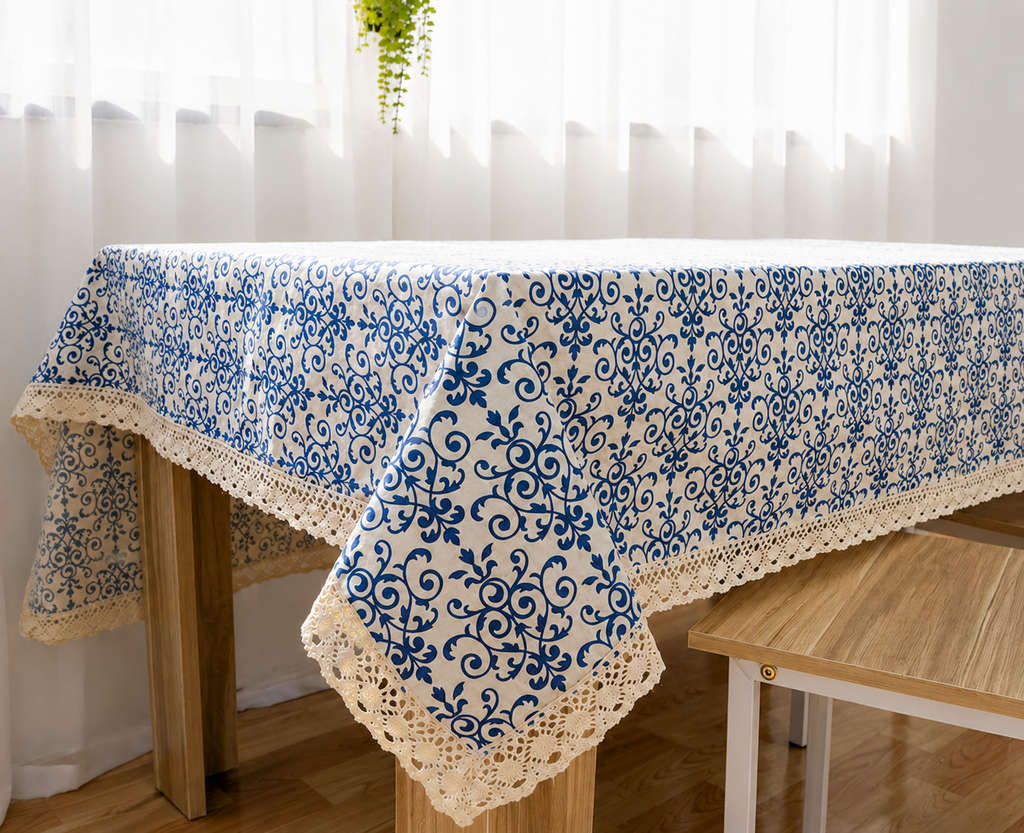 Mediterranean Print Tablecloth