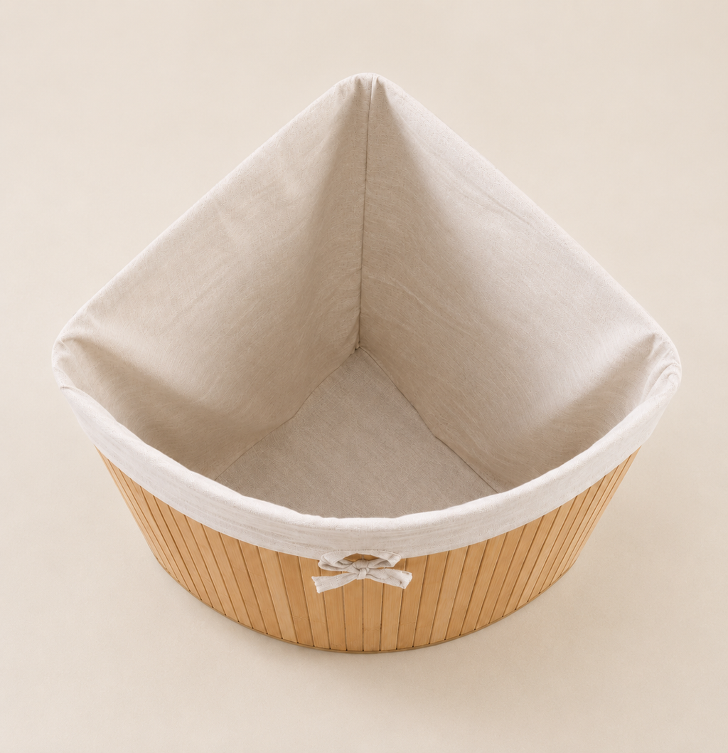 Natural Bamboo Laundry Basket