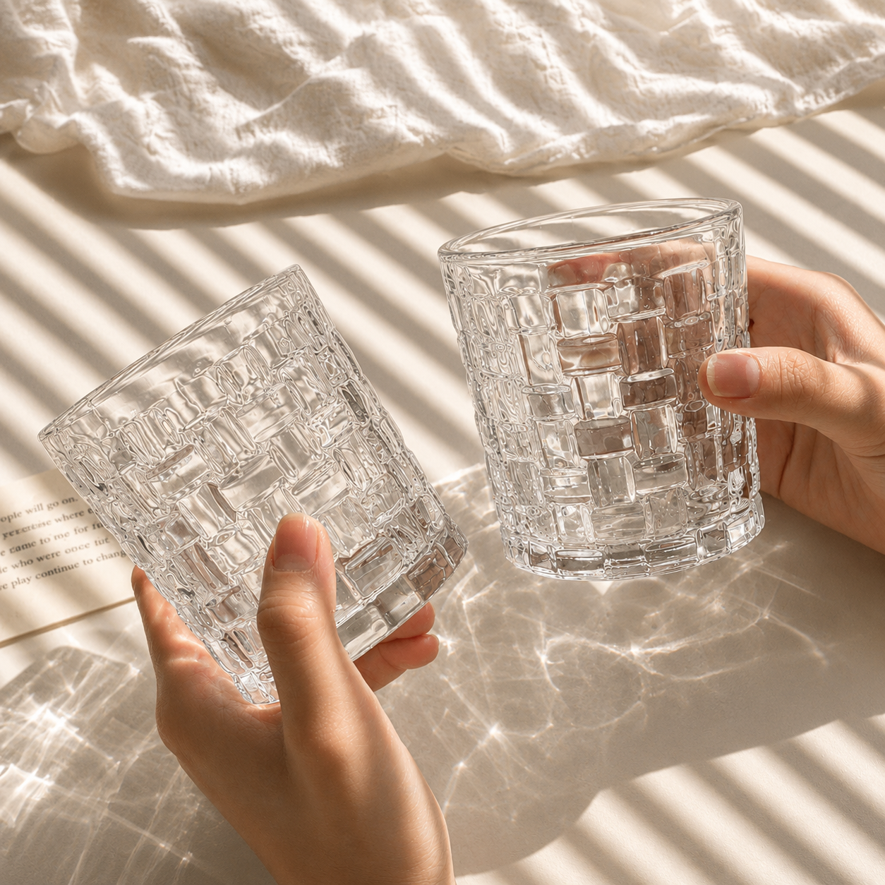 Nordic Embossed Glass