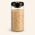 1pc Coffee Beans Vacuum Sealed Tank Household Glass Food Storage Tank For Moisture-proof Air Extraction Tea Storage TanK