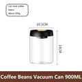 New Bean Coffee Storage Container Vacuum Seal Container Coffee Bean Storage Sealed Container KFSN001