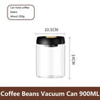 New Bean Coffee Storage Container Vacuum Seal Container Coffee Bean Storage Sealed Container KFSN001